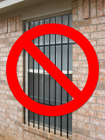 No Window Bars